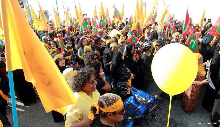 maldives protest