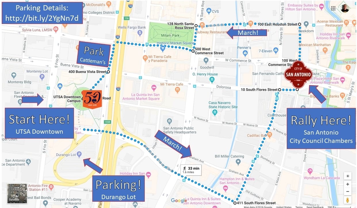 march for science route map