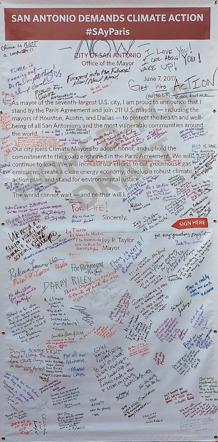 climate action banner