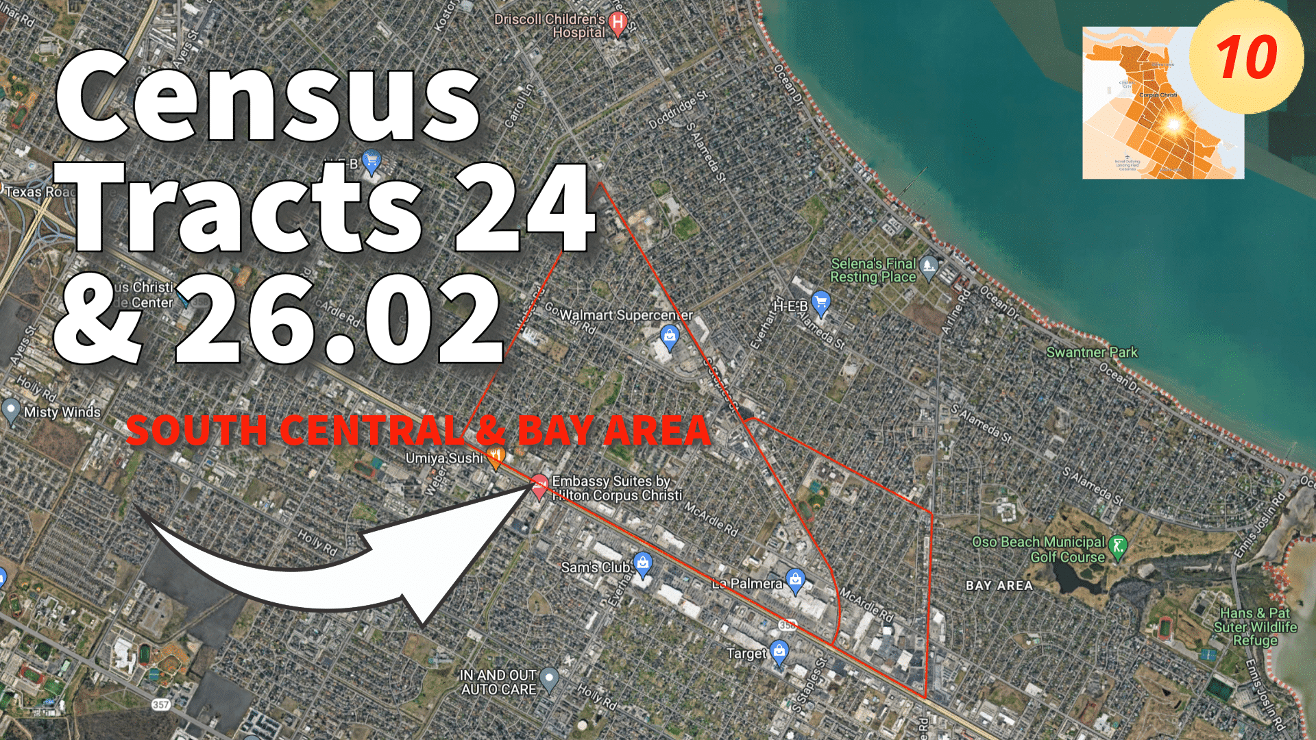 corpus christi heat island: south central