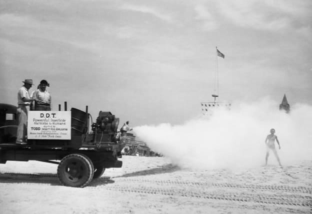 First Public Test of Insecticide Machine