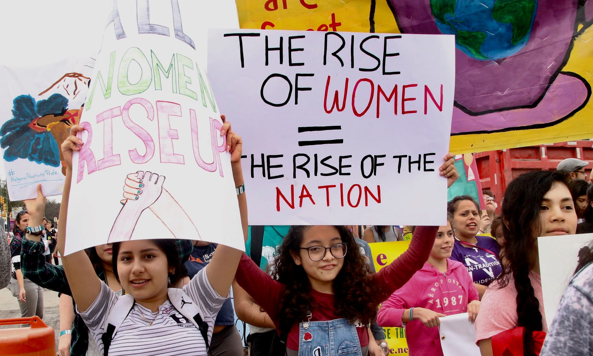 2018 International Women's Day March, San Antonio, Texas.