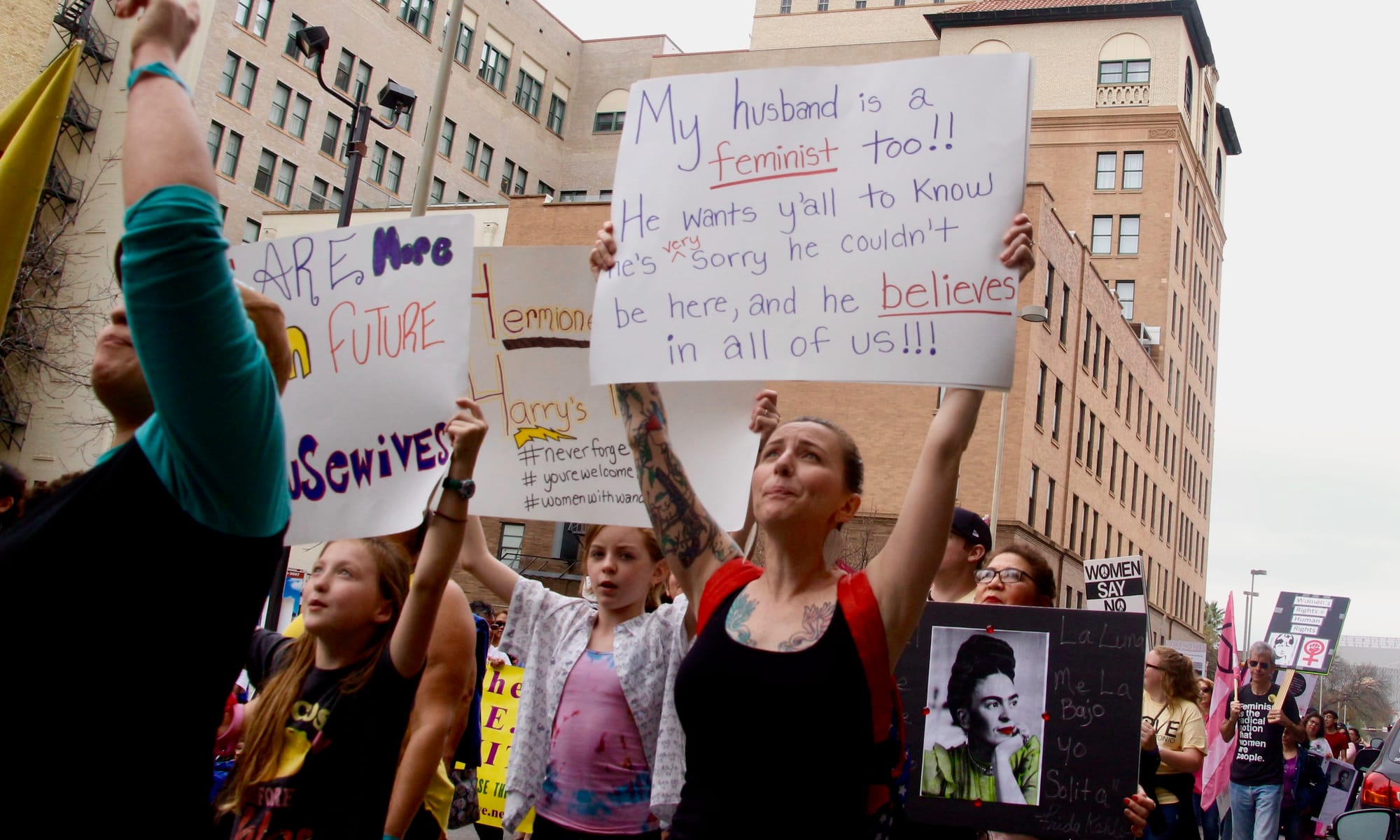 2018 International Women's Day March, San Antonio, Texas.