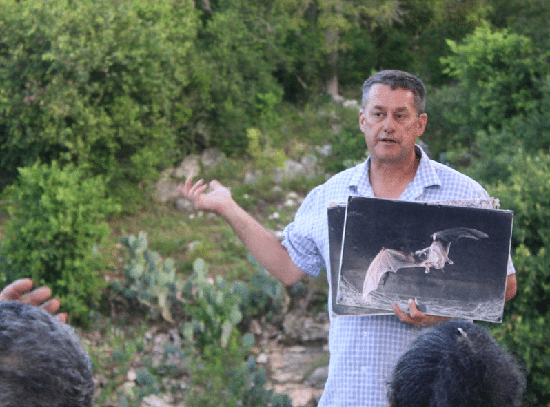 Hutchins at Bracken Cave