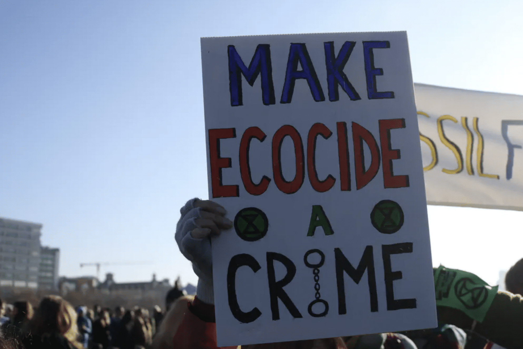 ecocide protest