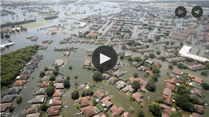 Flooded Communties after Hurricane Harvey