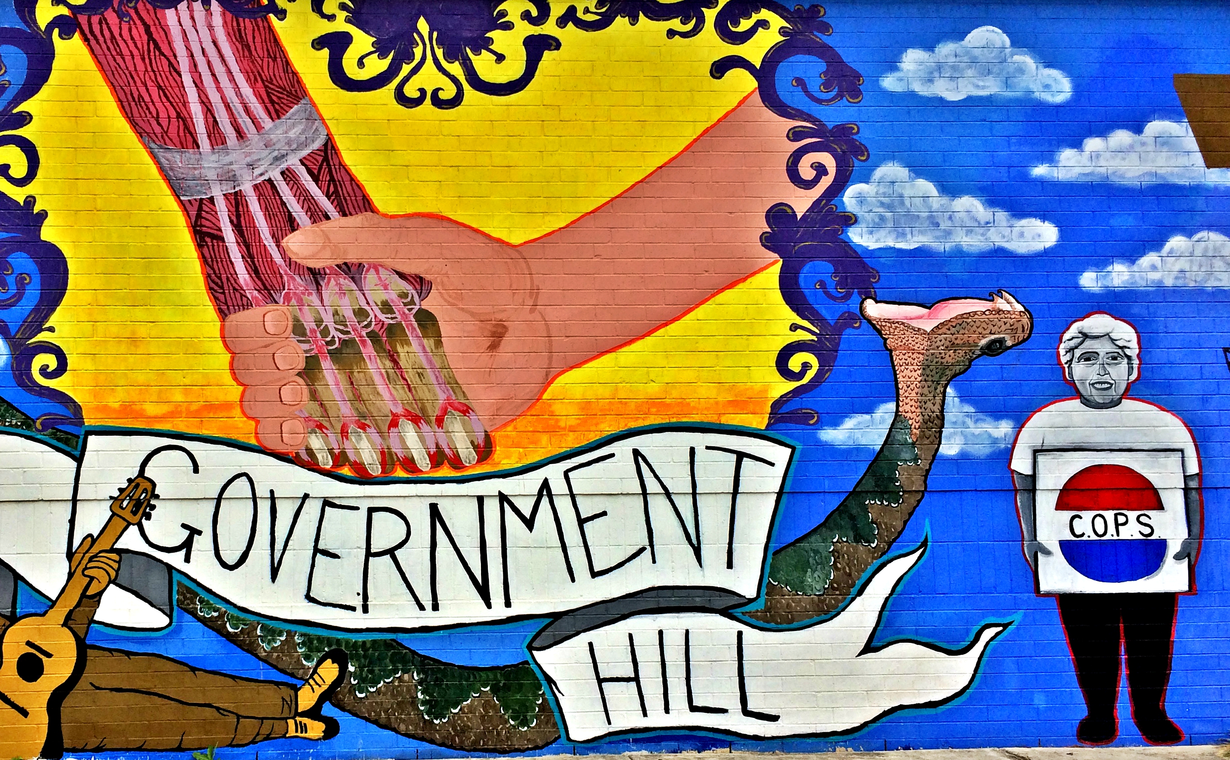 Government Hill mural