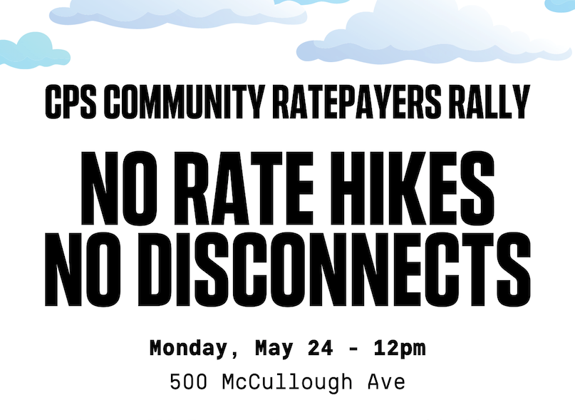 cps energy disconnections rally