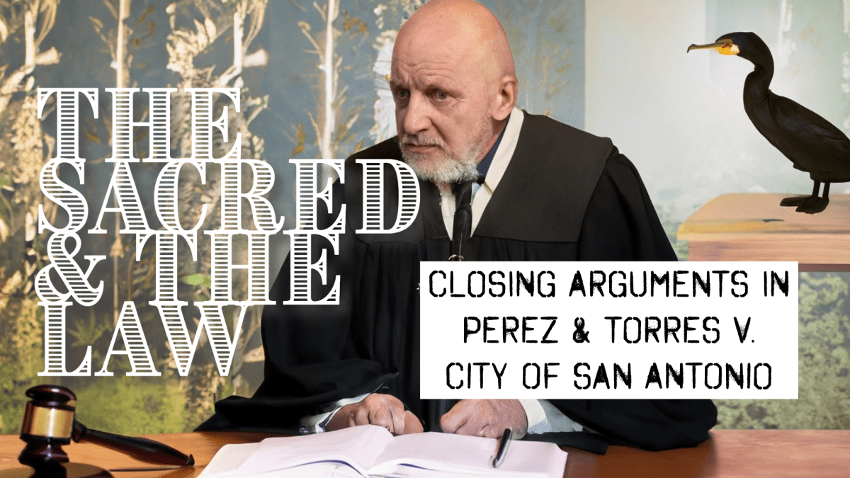 Brackenridge Judge Illustration: Closing Arguments in Perez & Torres v. City of San Antonio