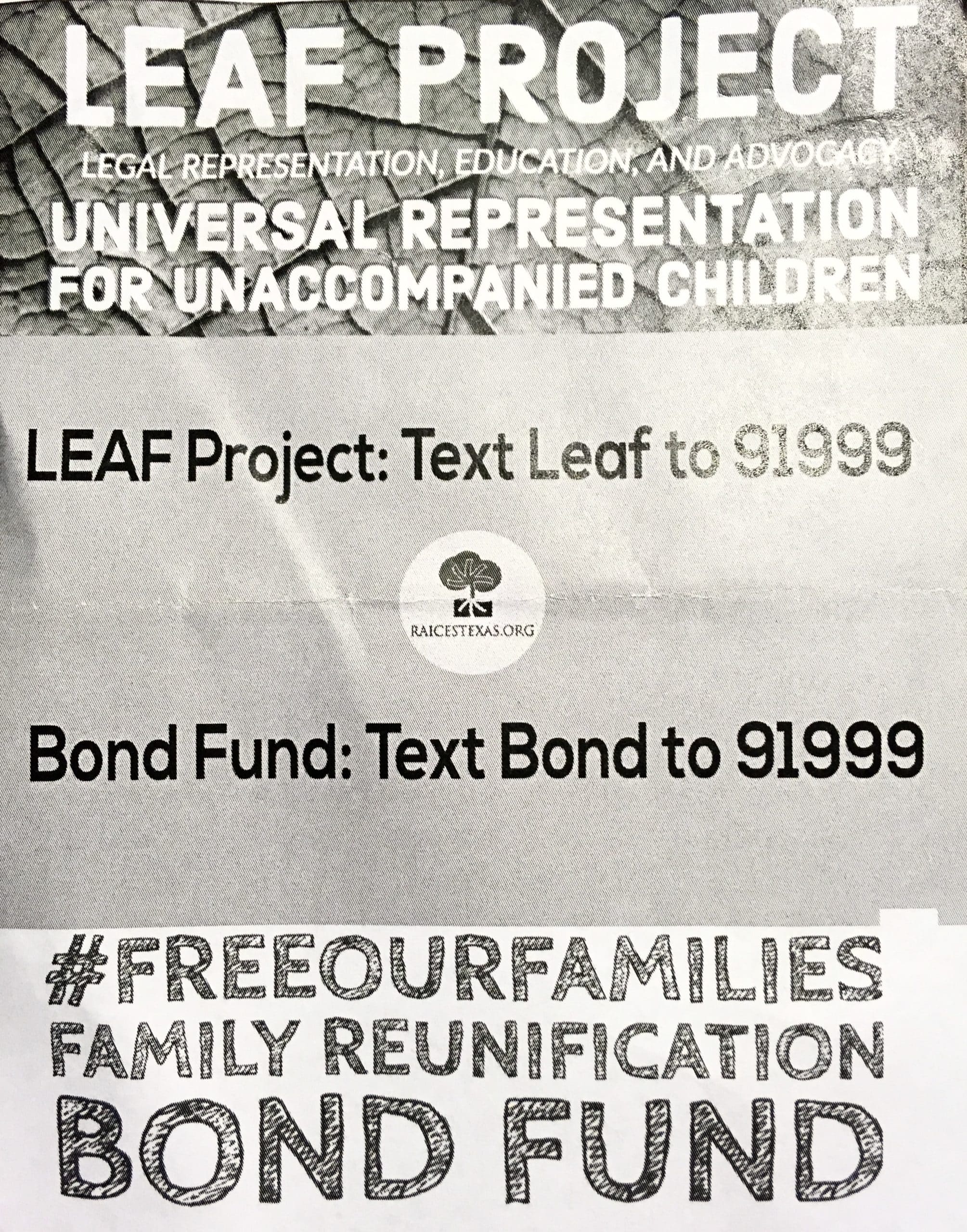 RAICES: LEAF Project for Universal Representation for Unaccompanied Children