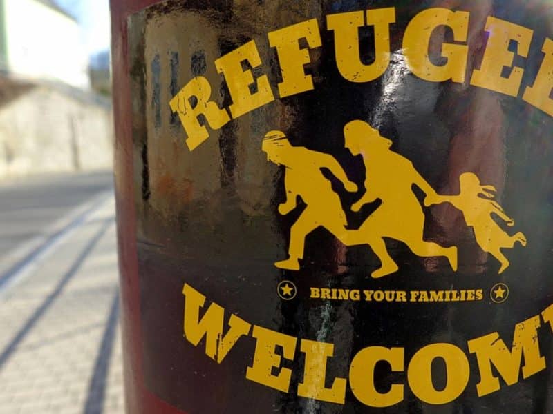 refugiados bienvenidos ucrania